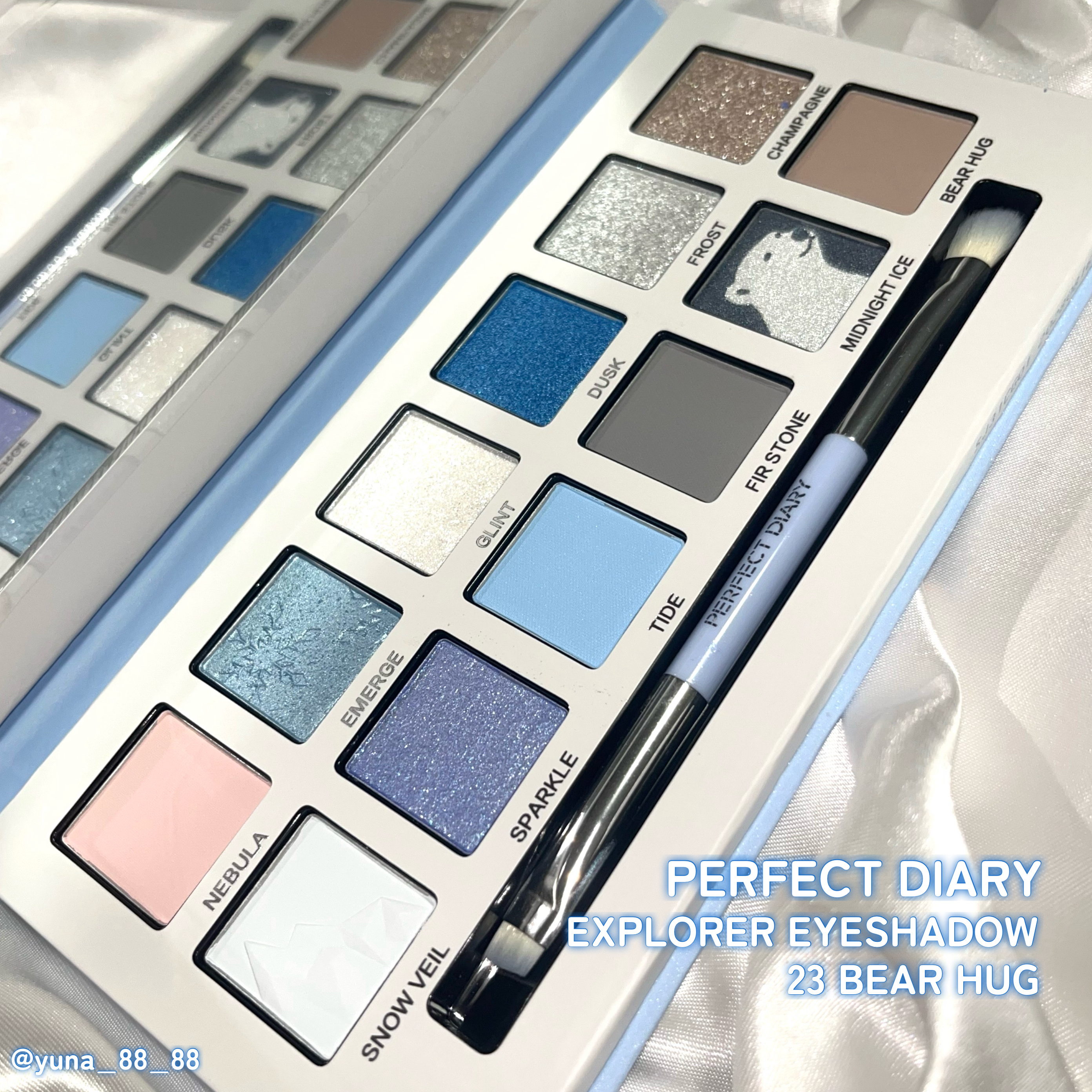 エクスプローラ12色 動物アイシャドウパレット/PERFECT DIARY/アイシャドウパレットを使ったクチコミ（3枚目）