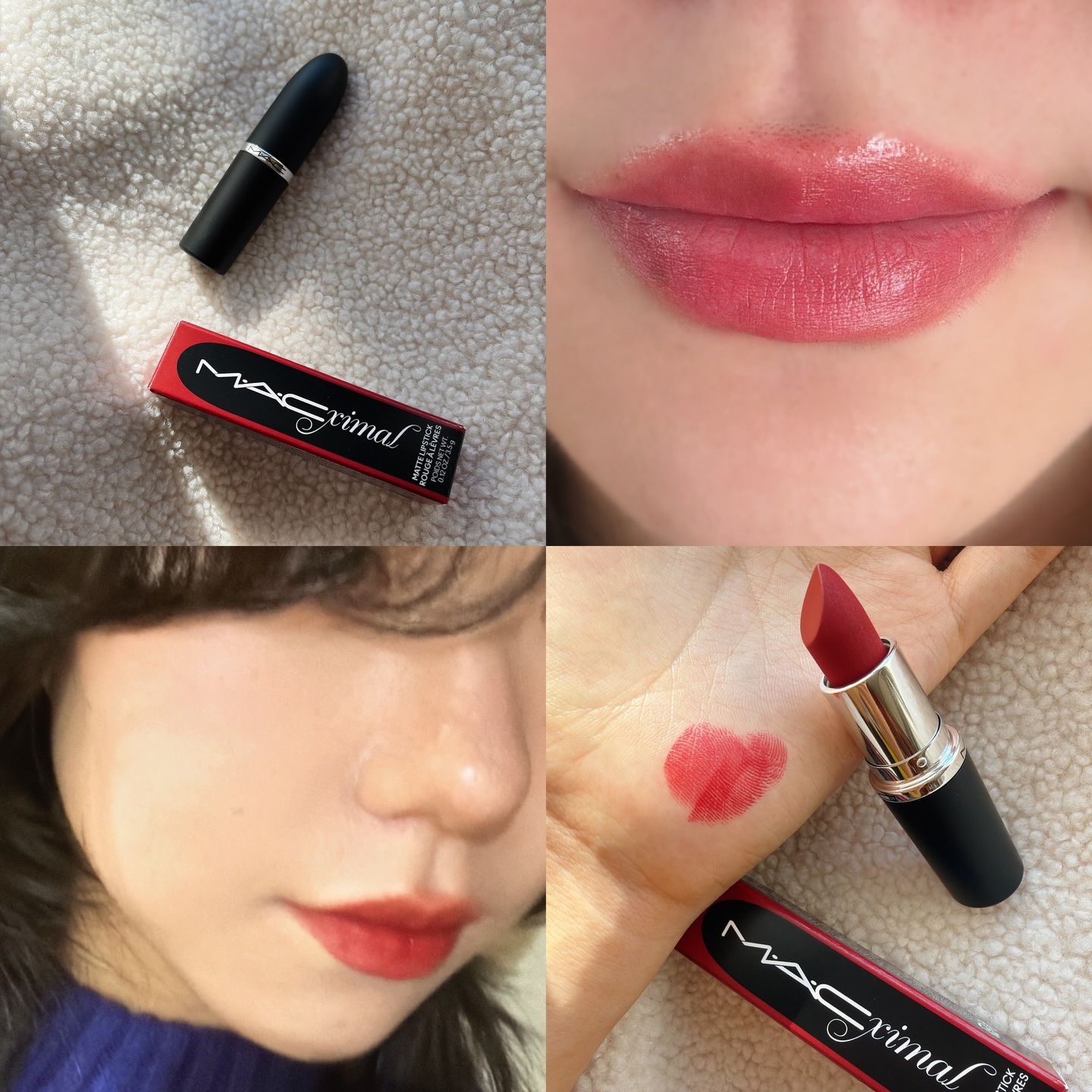 リップスティック リング ジ アラーム /M・A・C/口紅を使ったクチコミ（3枚目）