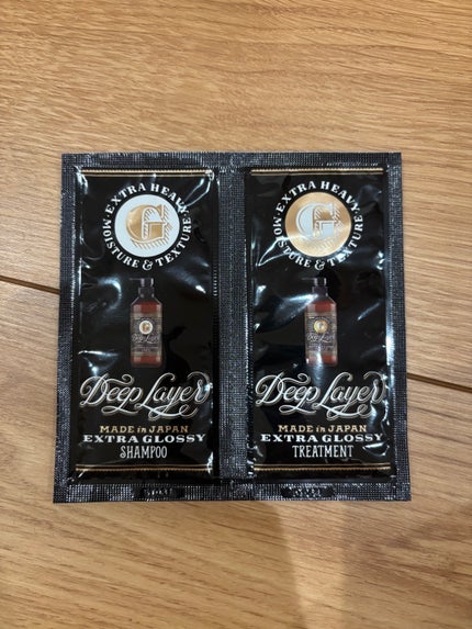 DeepLayer ディープレイヤー シャンプーExG(R)/トリートメントExG(R)のクチコミ「 DeepLayer
ディープレイヤー シャンプーExGR/トリートメントExGお試し1day.....」(1枚目)