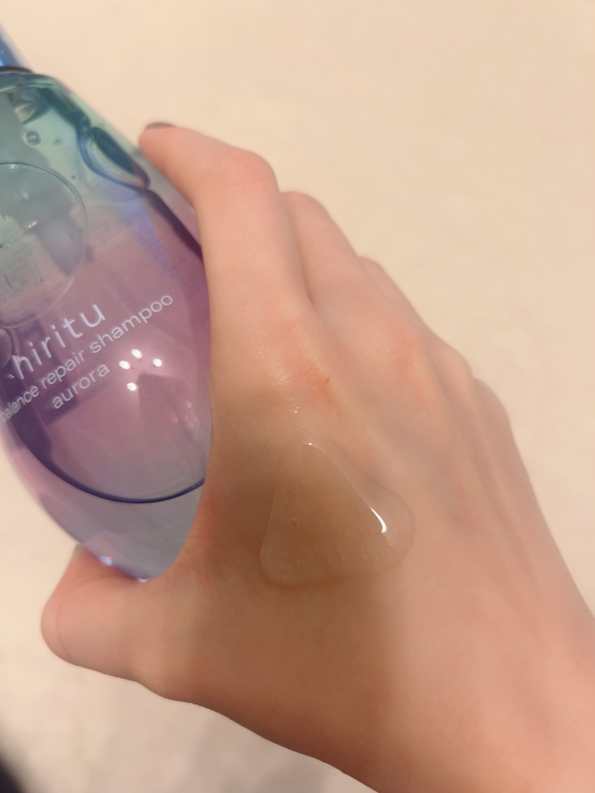 ヒリツ バランスリペアシャンプー/ヘアトリートメント オーロラ/hiritu/市販シャンプーを使ったクチコミ（2枚目）