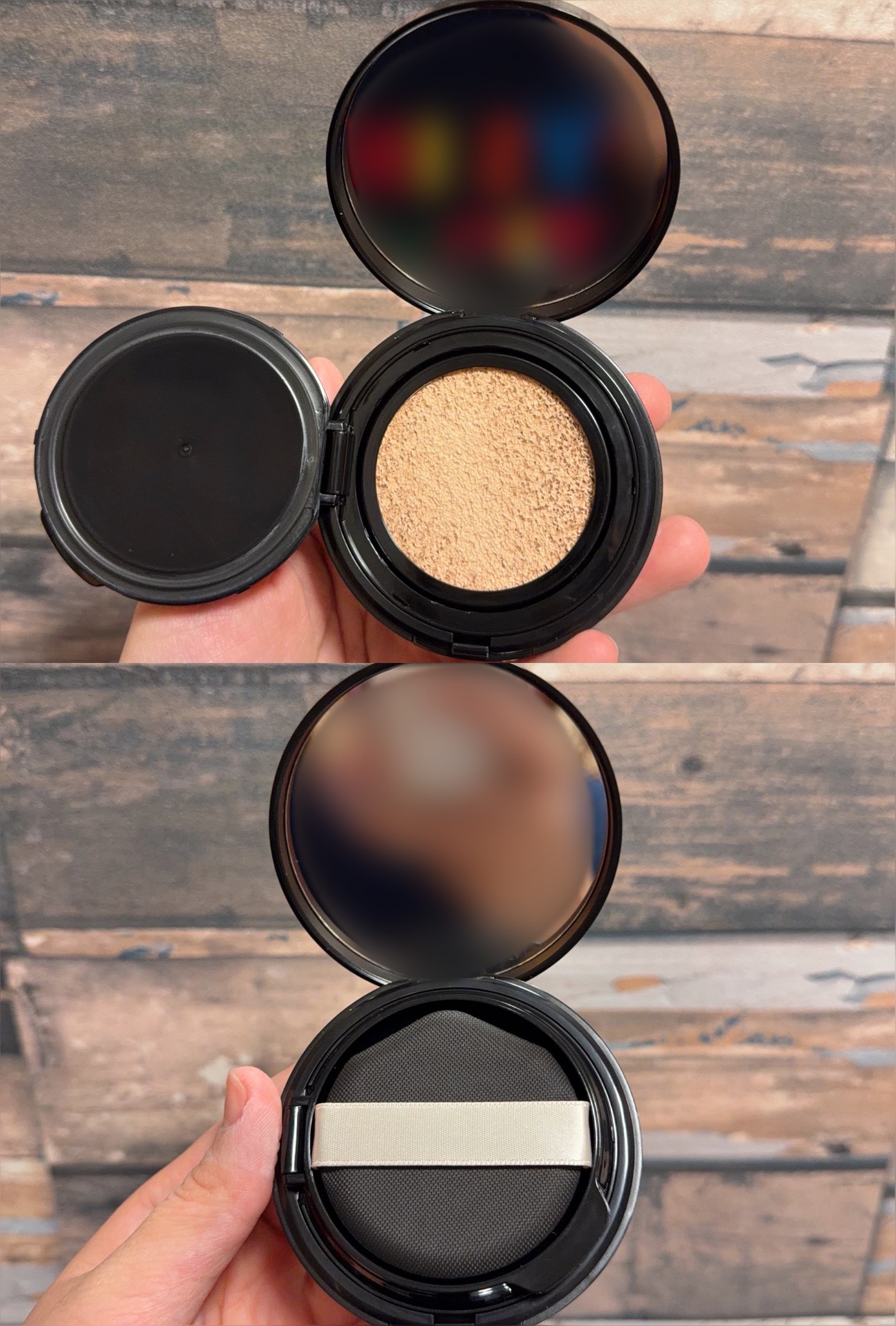 ドラマティックエッセンスクッション グロウ/マキアージュ/クッションファンデーションを使ったクチコミ（2枚目）