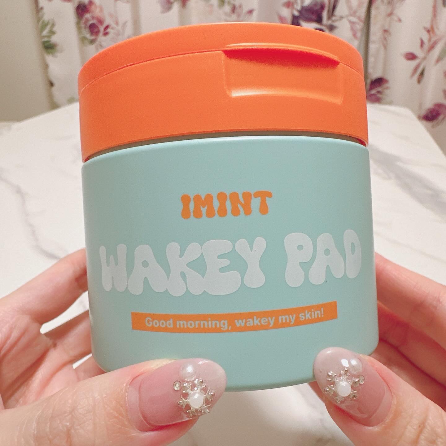 IMINT WAKEY PADのクチコミ「🎀IMINT🎀

💎WAKEY PAD

朝晩を問わず手軽にマルチ美肌ケアができるトナーパッド.....」（1枚目）