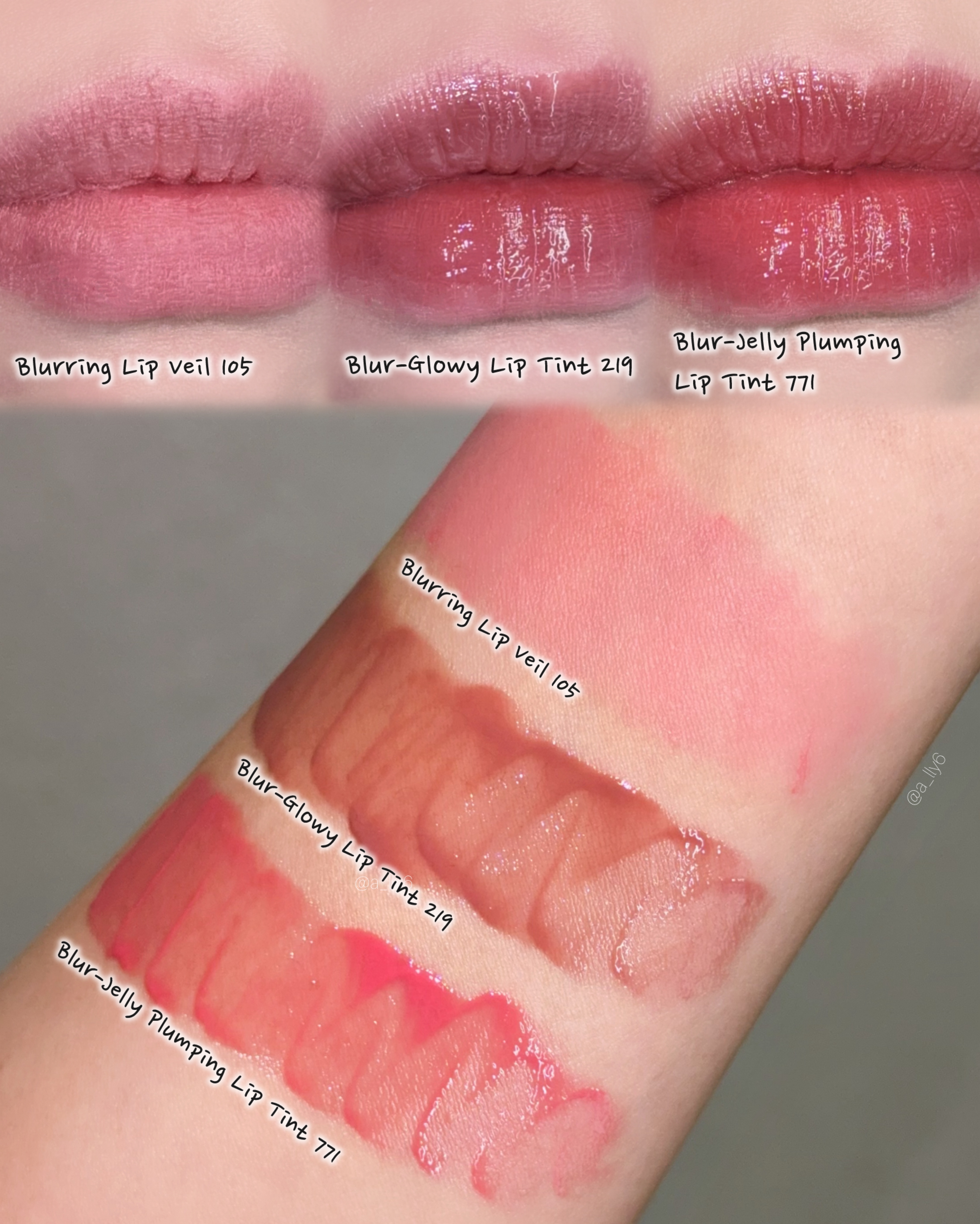 ブラーグロイリップティント/Dinto/リップティントを使ったクチコミ（2枚目）