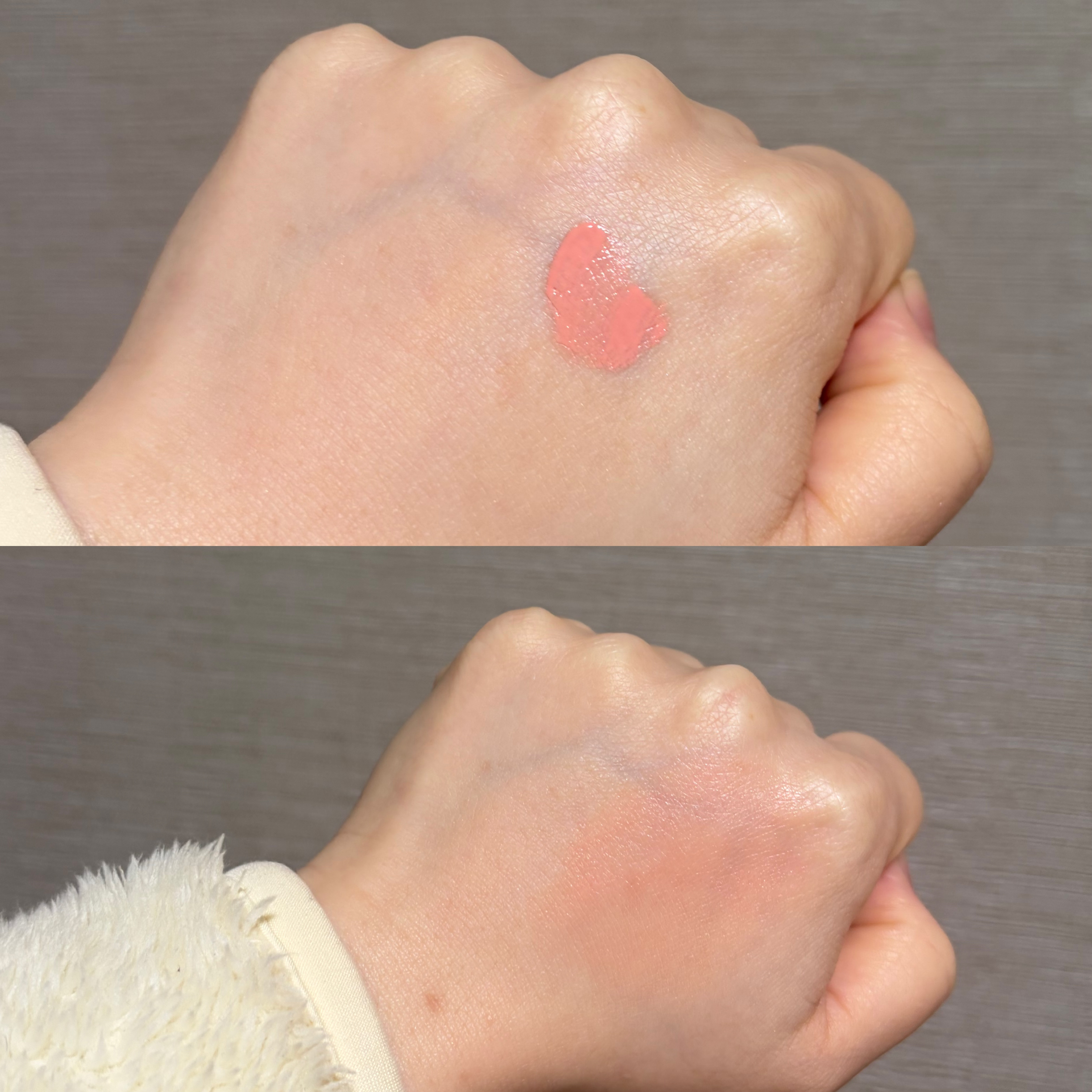 ウォンジョンヨ ベアブルームチーク/Wonjungyo/リキッドチークを使ったクチコミ（2枚目）