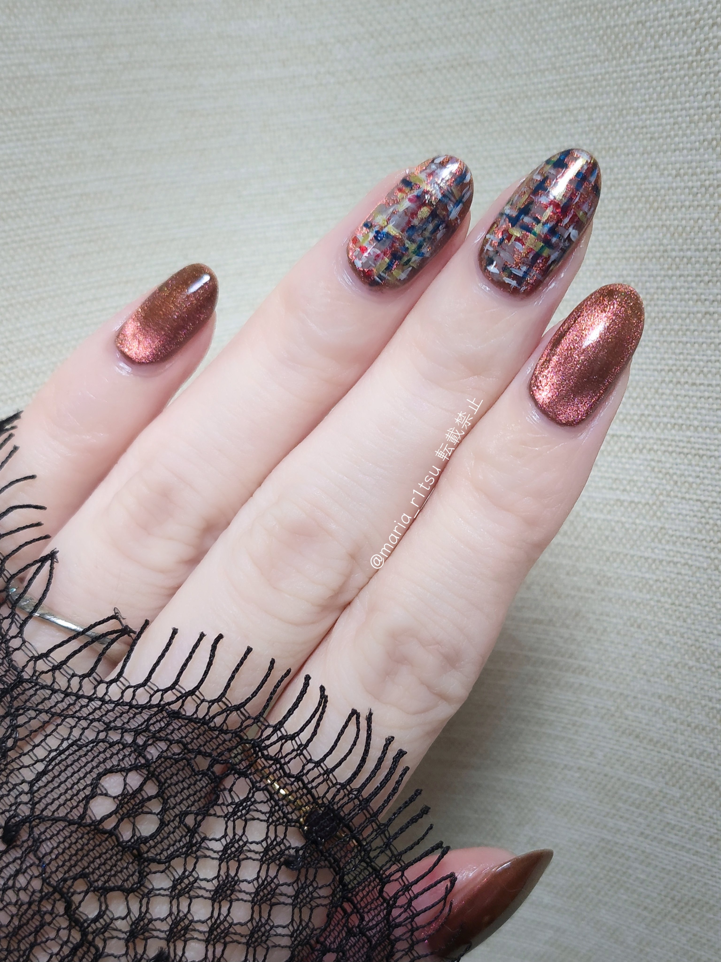 ジーニッシュマニキュア​（マグネット）/ジェルミーワン/マニキュアを使ったクチコミ（1枚目）