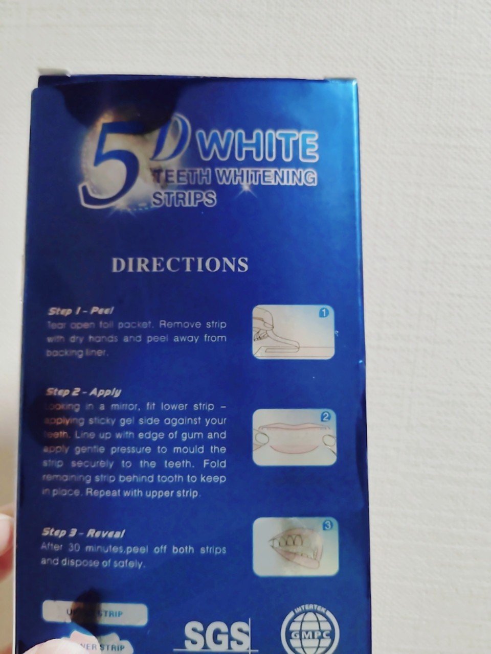 5D Whiteホワイトニングシート/5D/その他オーラルケアを使ったクチコミ（2枚目）