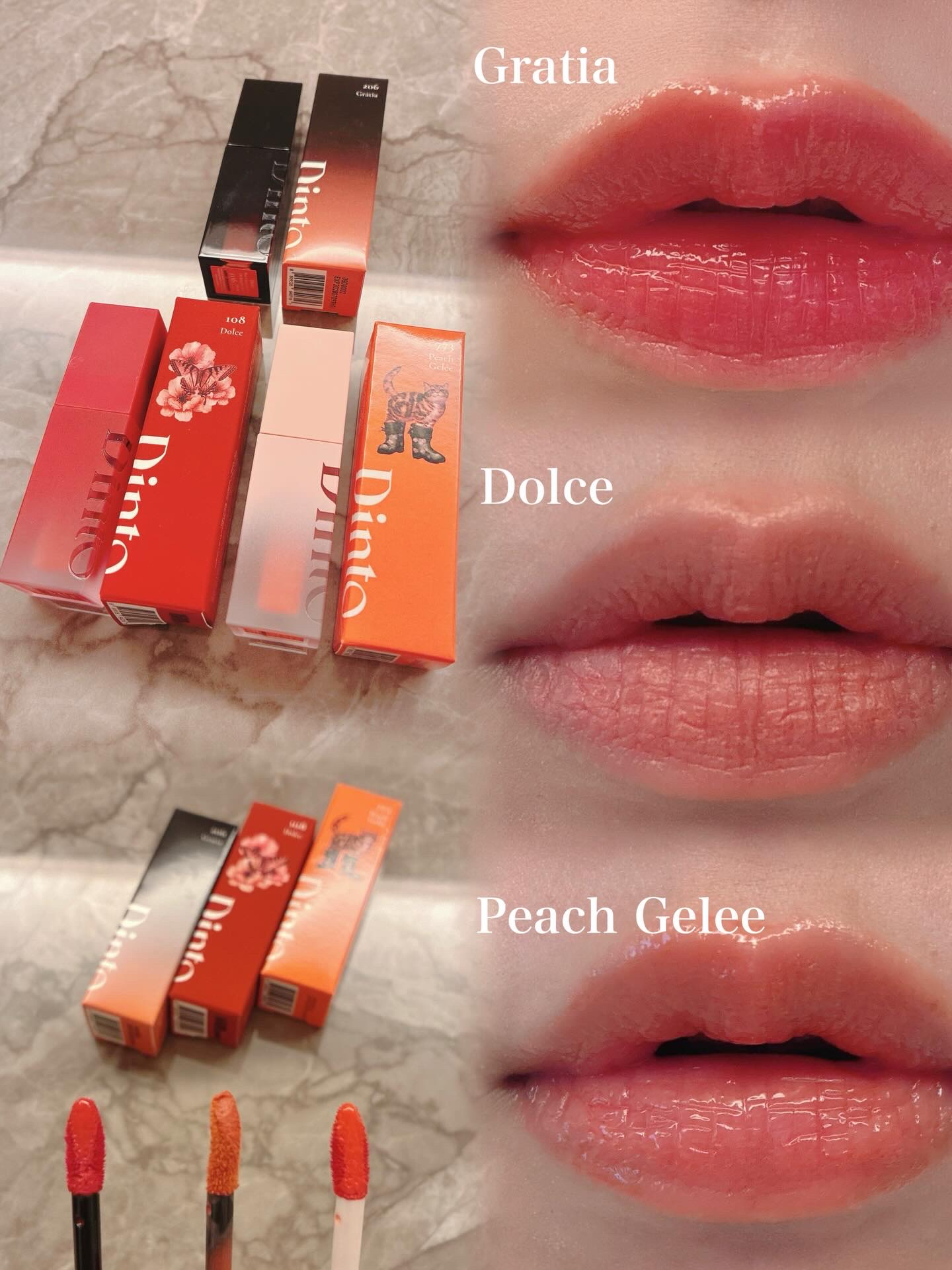 ブラーグロイリップティント/Dinto/リップティントを使ったクチコミ（2枚目）