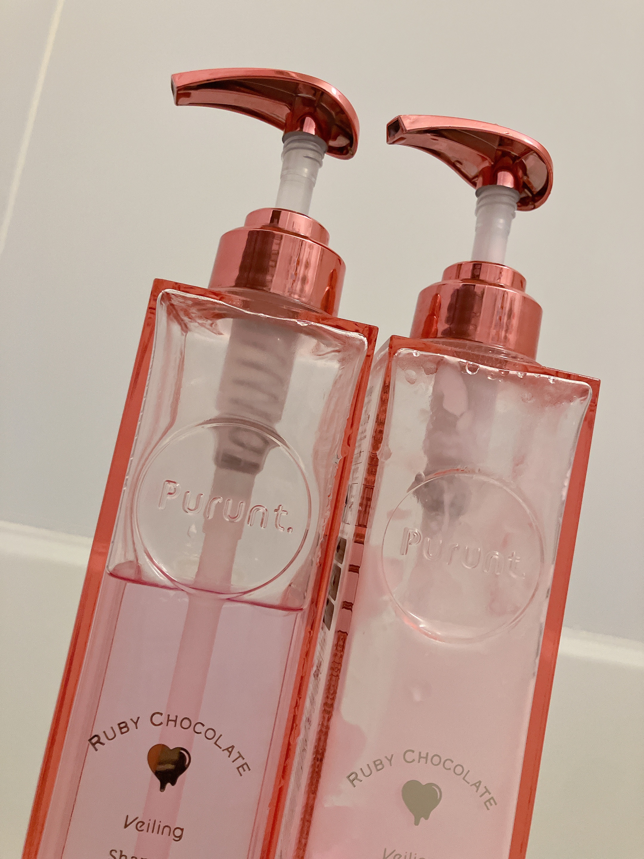 プルント　ヴェーリング　ペアセット　ルビーチョコレート/Purunt./シャンプー・コンディショナーを使ったクチコミ（2枚目）