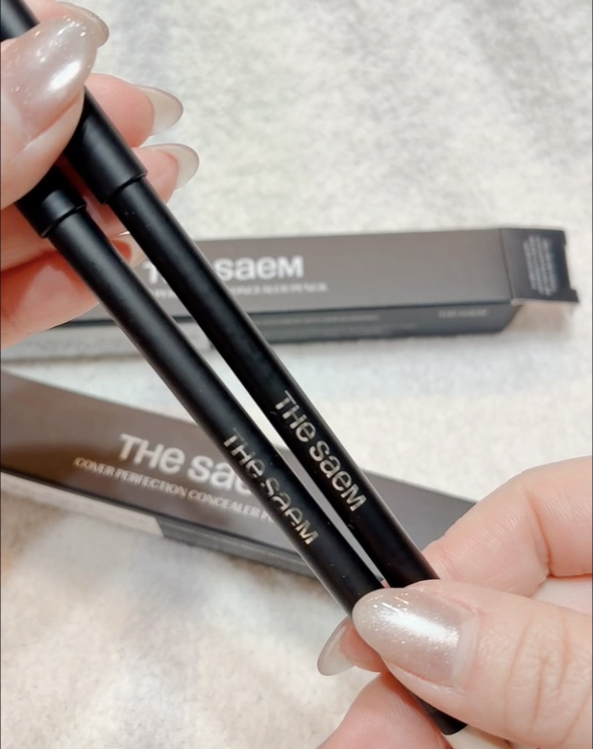 カバーパーフェクション コンシーラー ペンシル/the SAEM/ペンシルコンシーラーを使ったクチコミ（2枚目）