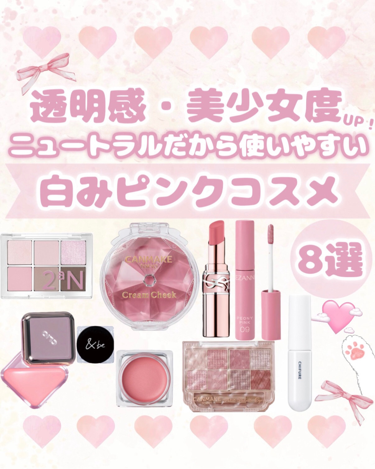 クリームチーク/キャンメイク/ジェル・クリームチークを使ったクチコミ（1枚目）