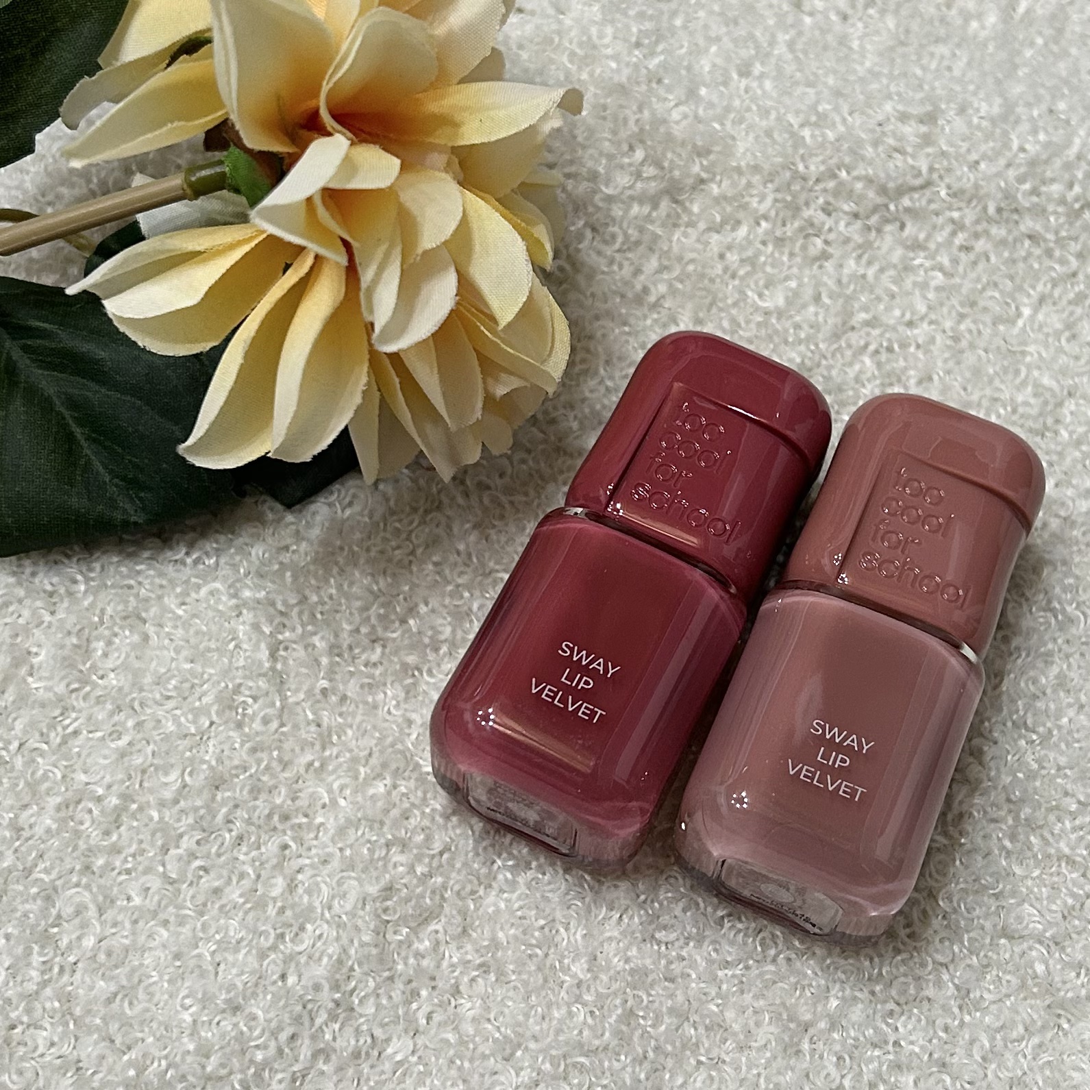 スウェイリップベルベット #11 ロスティングフィグ/too cool for school/リップティントを使ったクチコミ（1枚目）