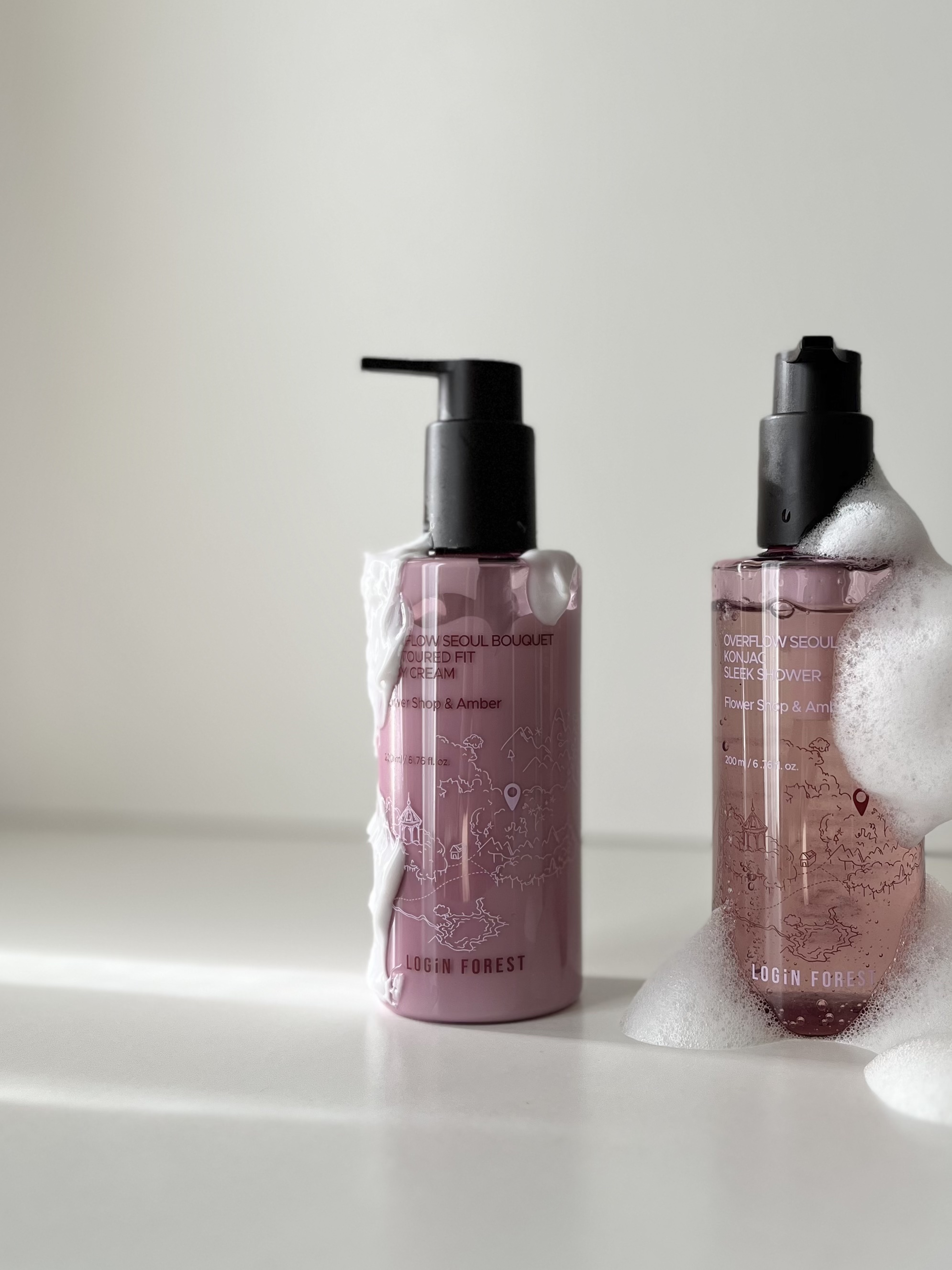 Login Forest オーバーフローソウルブーケ蒟蒻スリックシャワー