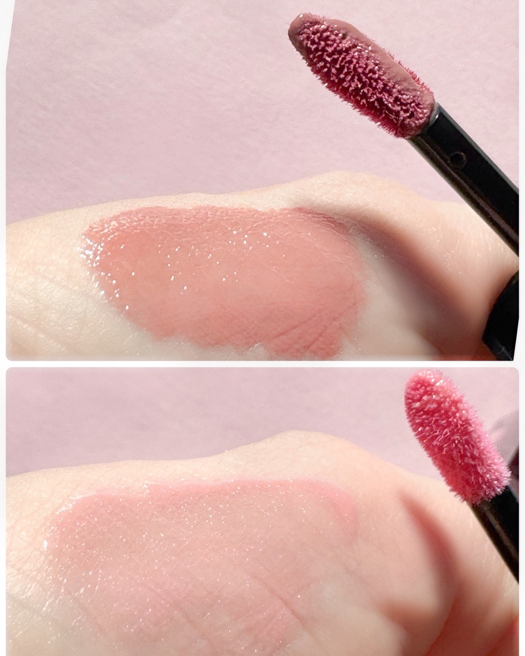 ボリュームパールキッスグロス #125 ウェンディ/Dinto/リップグロスを使ったクチコミ（2枚目）