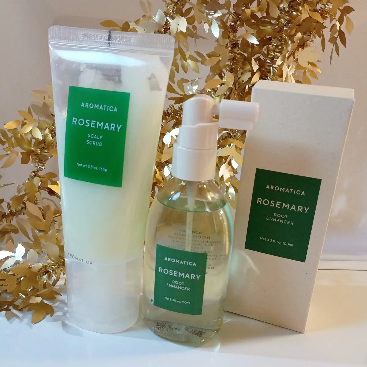 ローズマリー スカルプ スクラブ/AROMATICA/ヘッドスクラブを使ったクチコミ（1枚目）