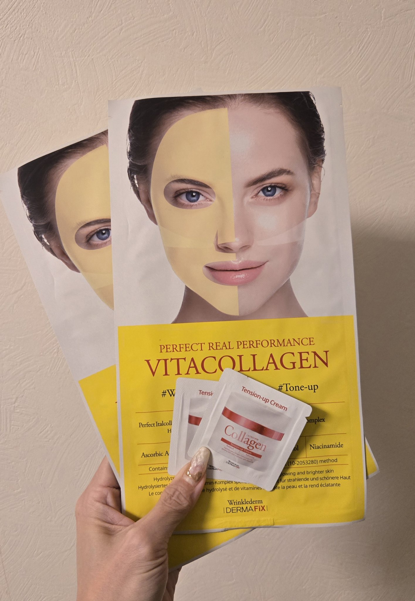 パーフェクト リアル パフォーマンス ビタコラーゲ ンマスクパック /ダーマフィックス/シートマスク・パックを使ったクチコミ（2枚目）