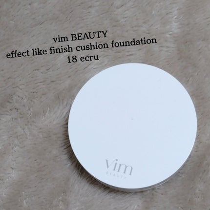 vim BEAUTY エフェクト ライク フィニッシュ クッション ファンデーションのクチコミ「「私は何色にでもなれる。ありのままの自分に、活力を。」
美容系YouTuberのマリリンさ.....」(2枚目)