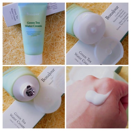 グリーンティーウォーターボム/Bonajour/フェイスクリームを使ったクチコミ(1枚目)