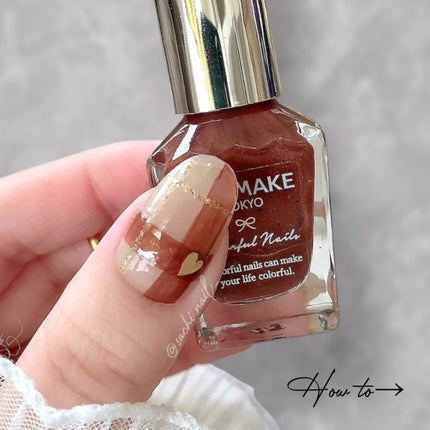 ネイル エナメル 細筆タイプ/ちふれ/マニキュアを使ったクチコミ(2枚目)