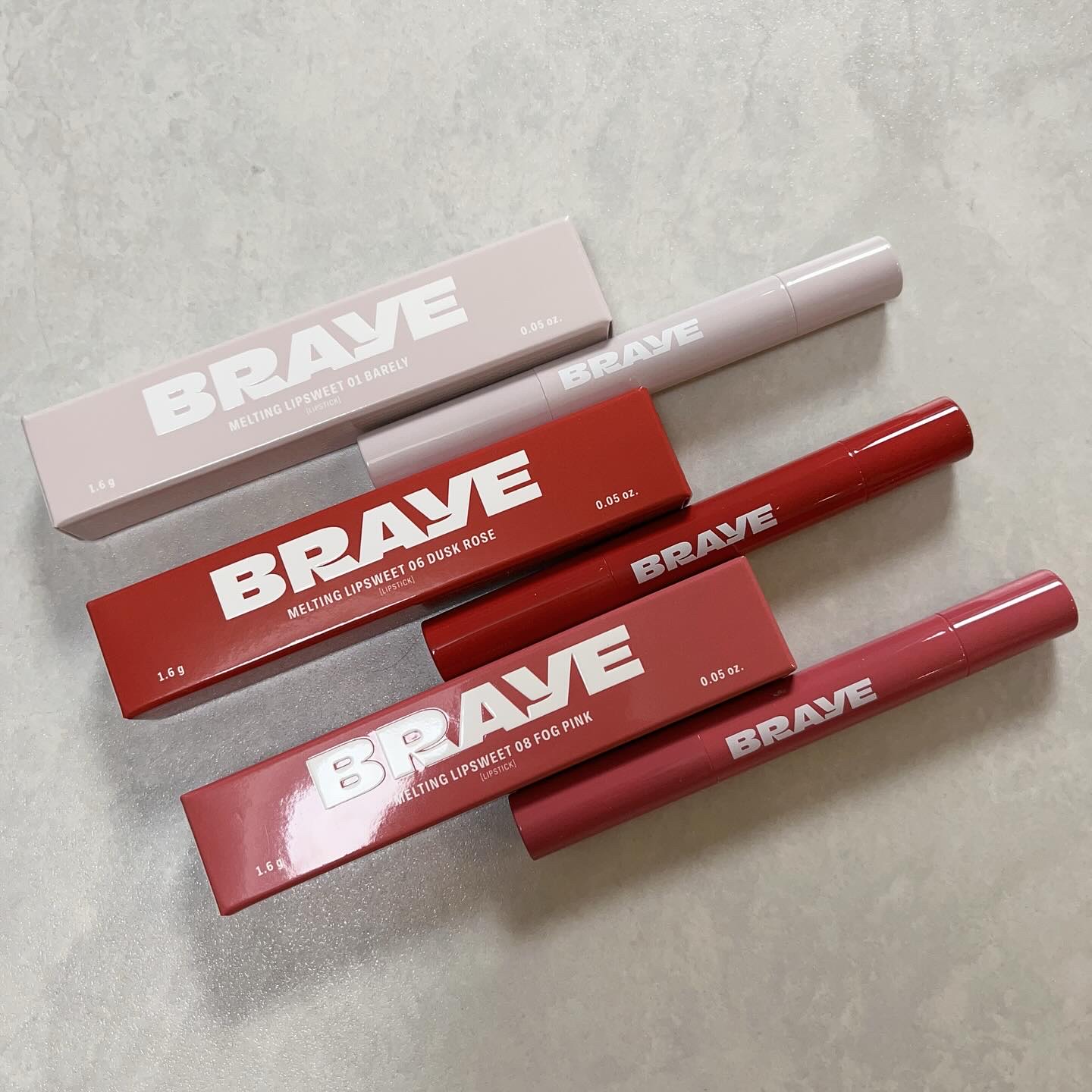メルティングリップスウィート 06 DUSK ROSE ダスクローズ/BRAYE/口紅を使ったクチコミ（1枚目）