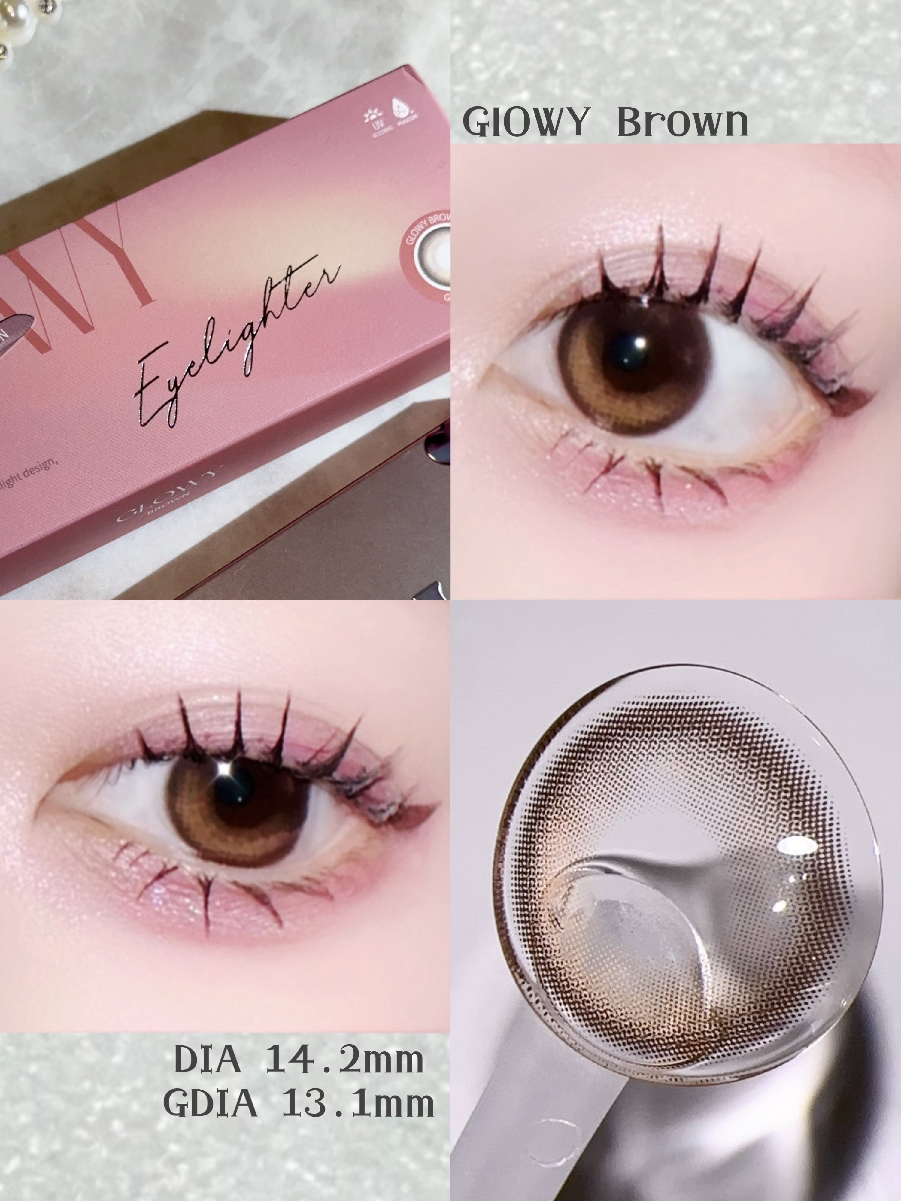 Glowy 1day/OLENS/ワンデー（１DAY）カラコンを使ったクチコミ（3枚目）