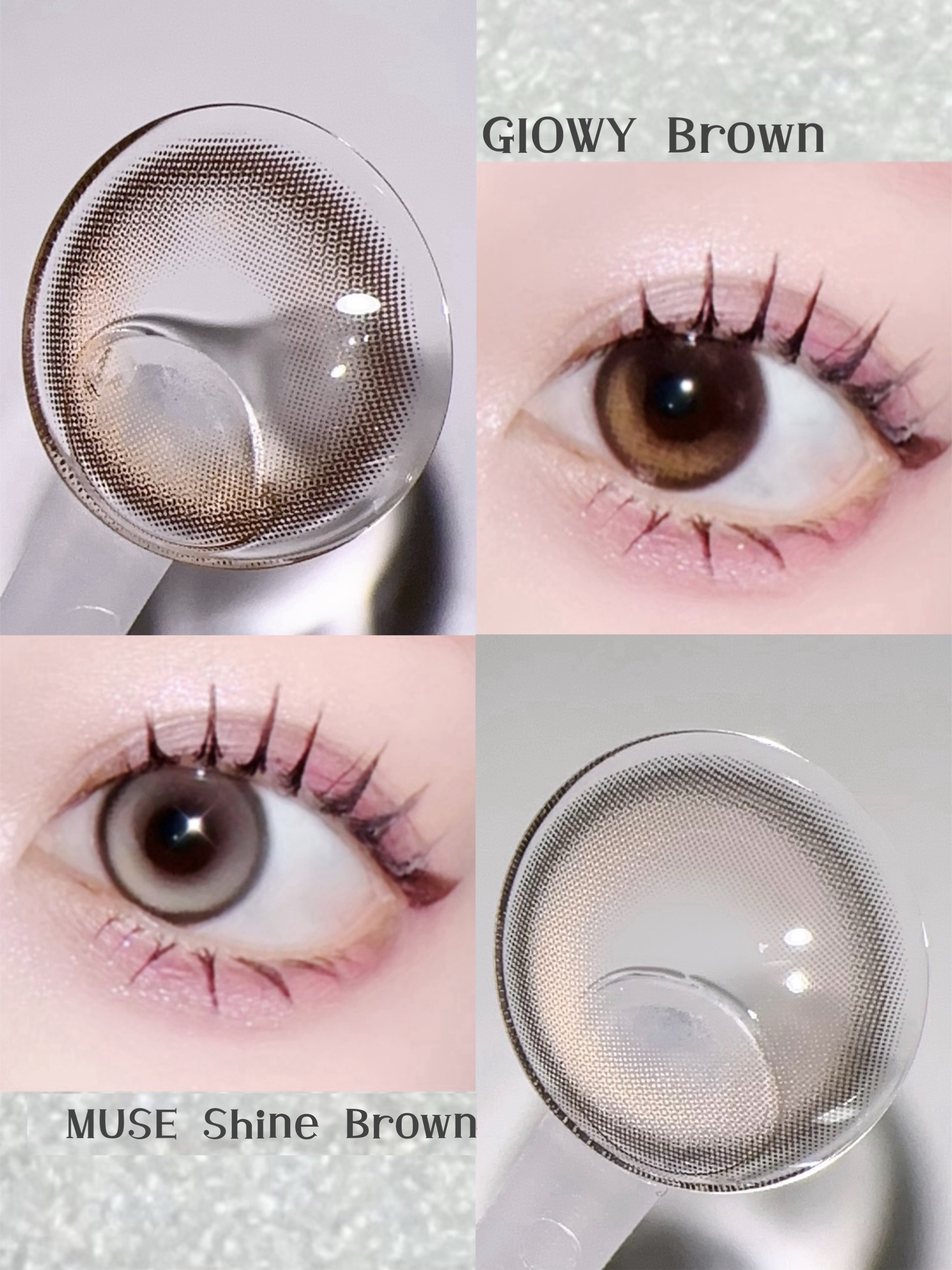 Glowy 1day/OLENS/ワンデー（１DAY）カラコンを使ったクチコミ（2枚目）