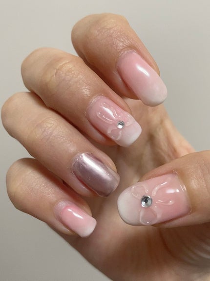 ジェルネイル(ライト対応)/セリア/ジェルネイルを使ったクチコミ(1枚目)