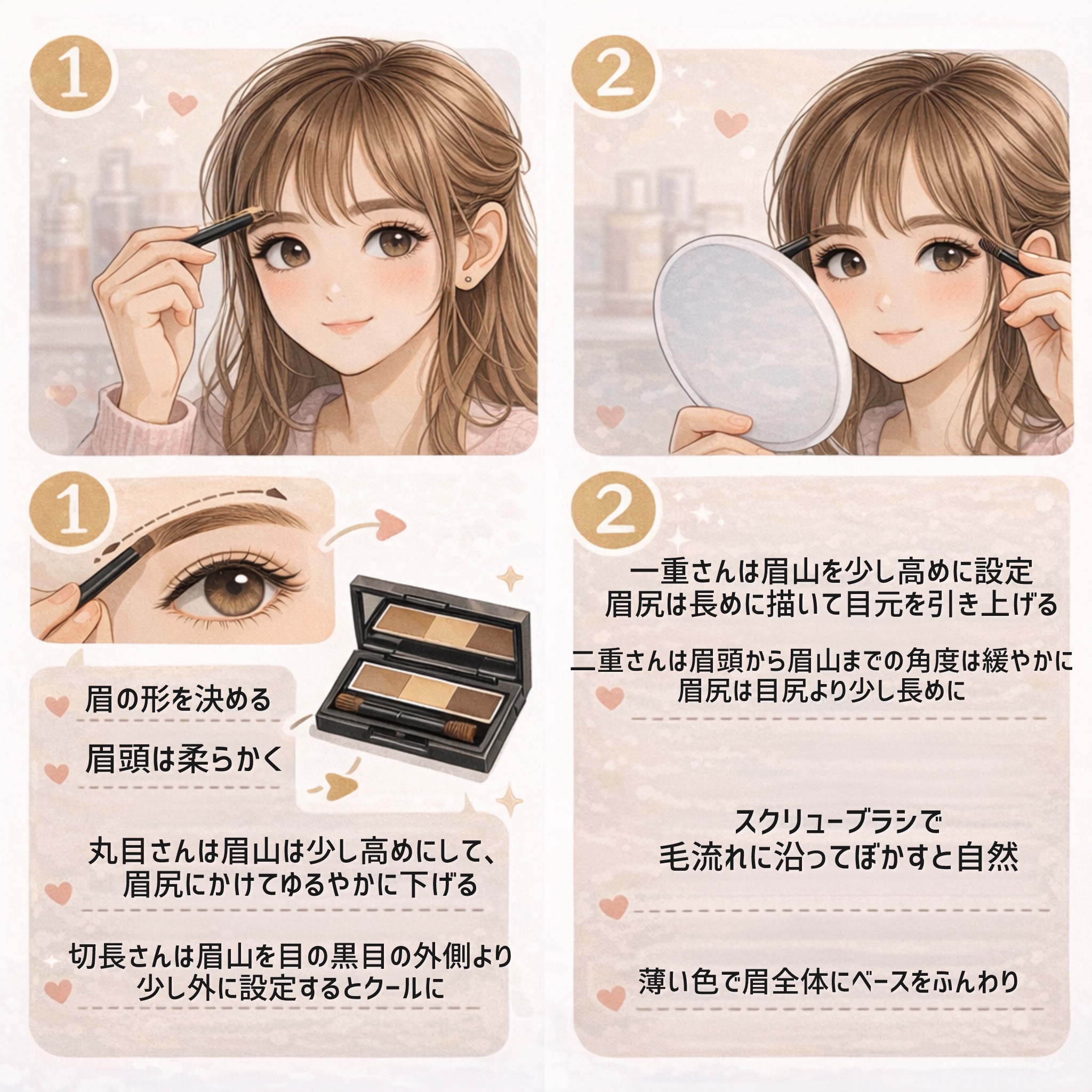 ケイト デザイニングアイブロウ3D/KATE/パウダーアイブロウを使ったクチコミ（2枚目）