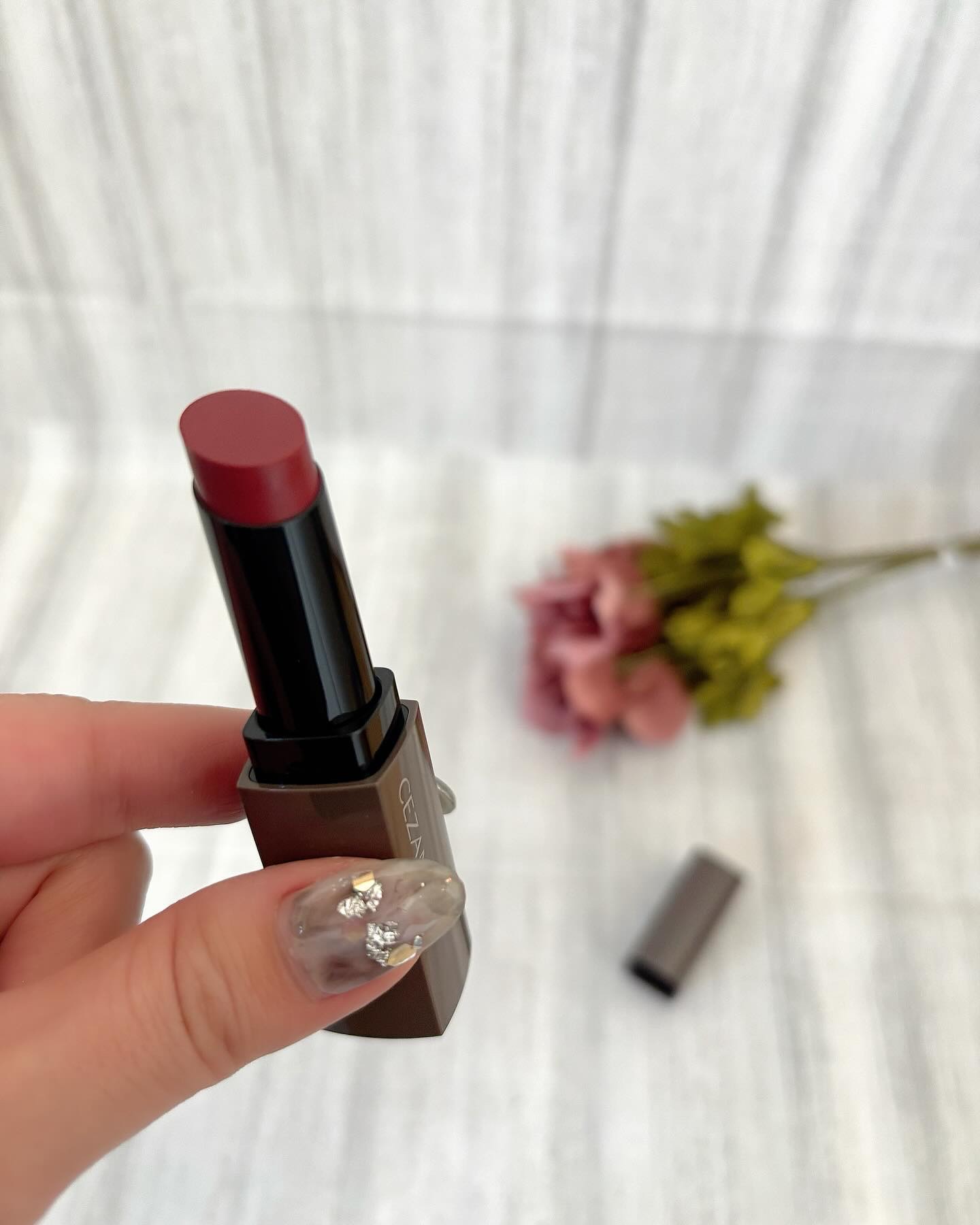 リップカラーシールド/CEZANNE/口紅を使ったクチコミ（2枚目）