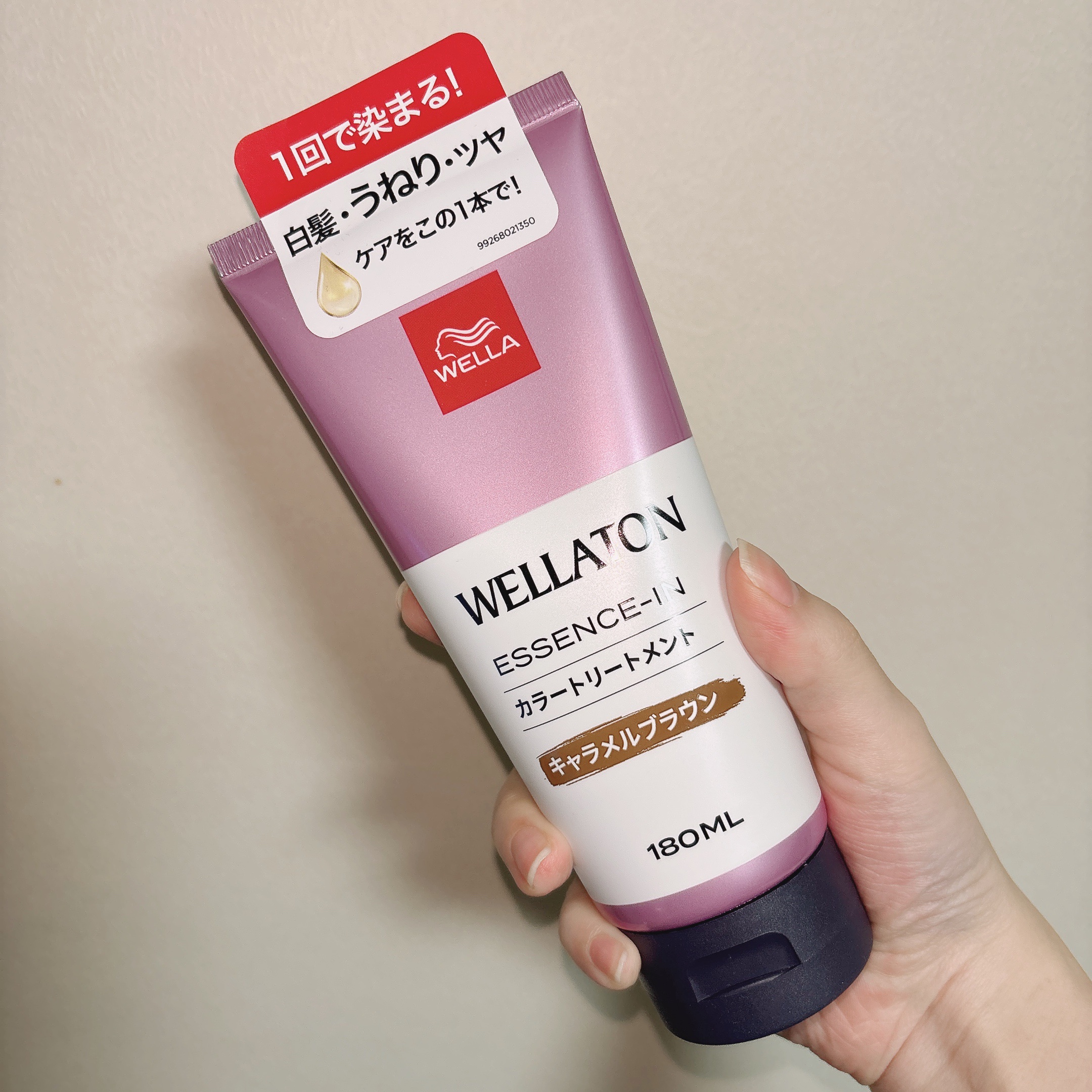 ウエラ ウエラトーン エッセンスイン カラートリートメントのクチコミ「WELLA（ウエラ）トーン エッセンスイン カラートリートメント

🤎キャメルブラウン

白髪.....」（1枚目）