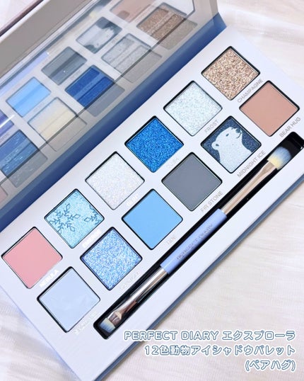 エクスプローラ12色 動物アイシャドウパレット/PERFECT DIARY/アイシャドウパレットを使ったクチコミ(2枚目)