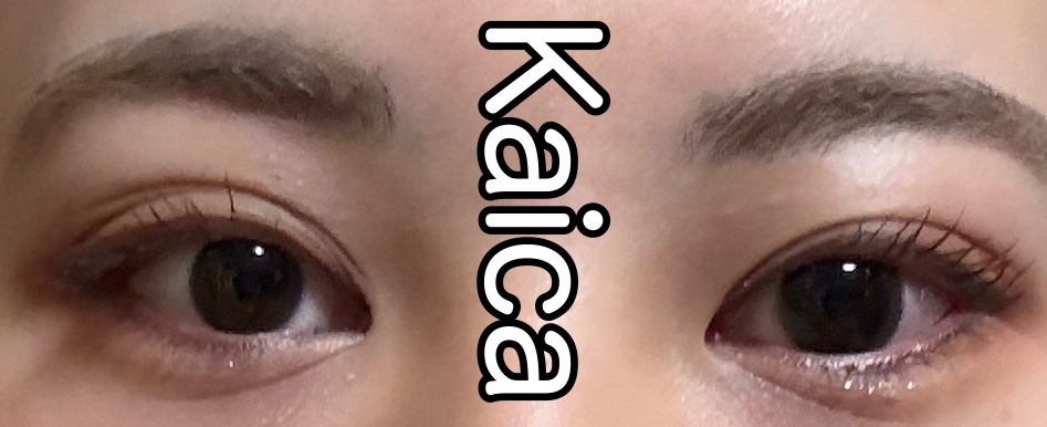 Kaica 1day 優月ブラック（Yuzuki Black）/Kaica/ワンデー（１DAY）カラコンを使ったクチコミ（1枚目）