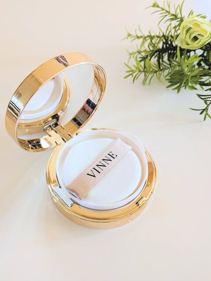 プレステージグロウスキンフィットクッション/VINNE /クッションファンデーションを使ったクチコミ(2枚目)