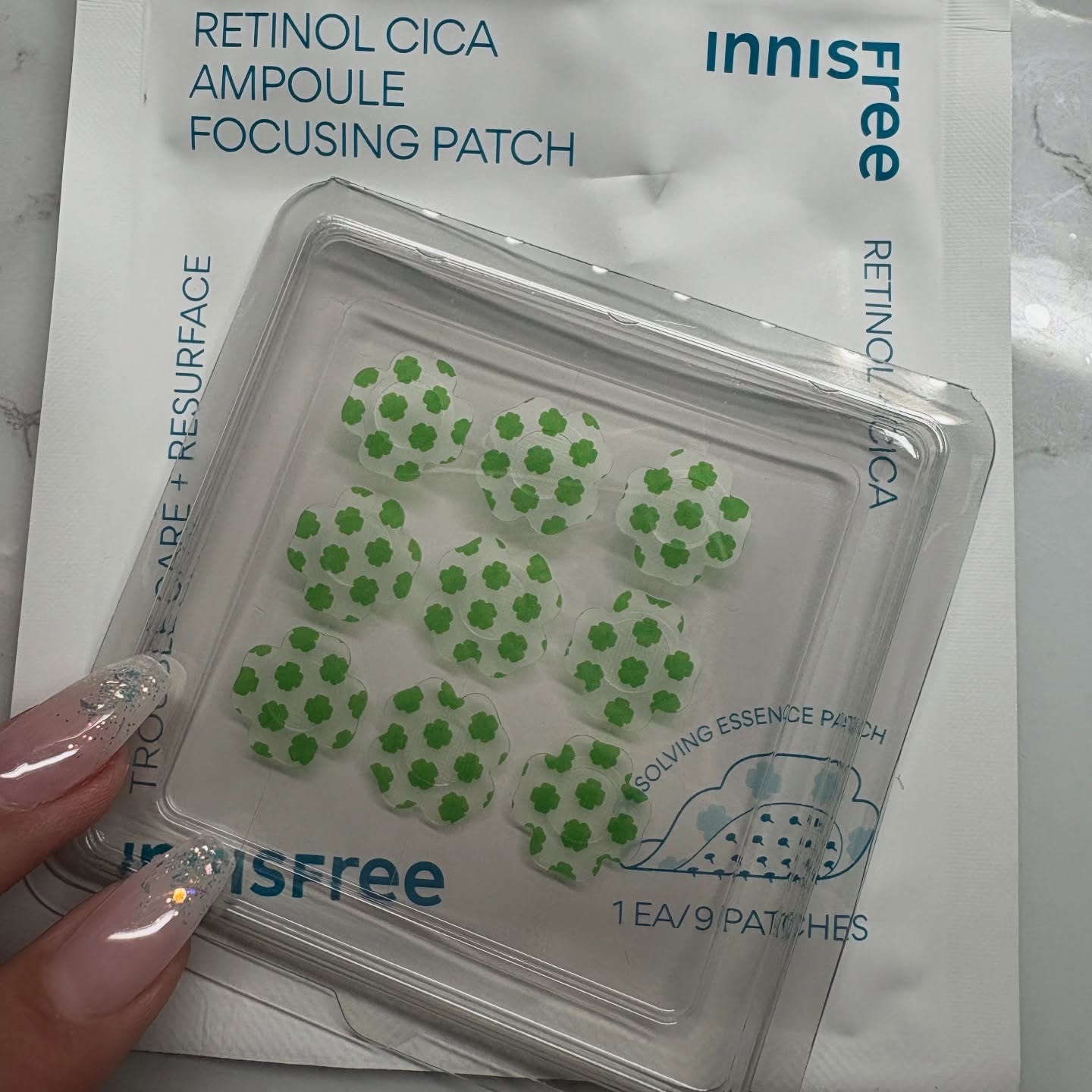 レチノール　シカ　フォーカシングパッチ/innisfree/にきびパッチを使ったクチコミ（2枚目）