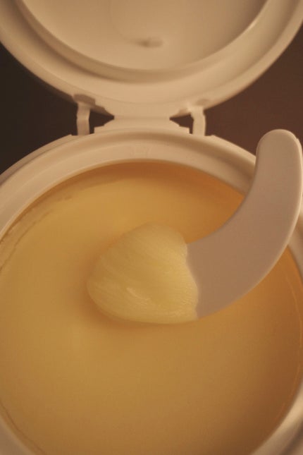 unlabel V クレンジングバーム のクチコミ「昨日立ち寄った図書館で、『続 なんとなくメイクが変なので』が目にとまり、スキンケアの章で「肌は.....」(2枚目)