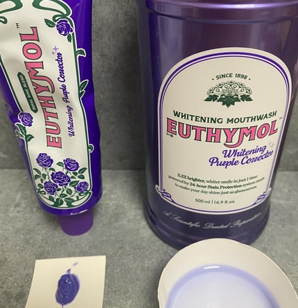 ホワイトパープル歯みがき ピーチフローラルミントの香り/EUTHYMOL/歯磨き粉を使ったクチコミ(4枚目)