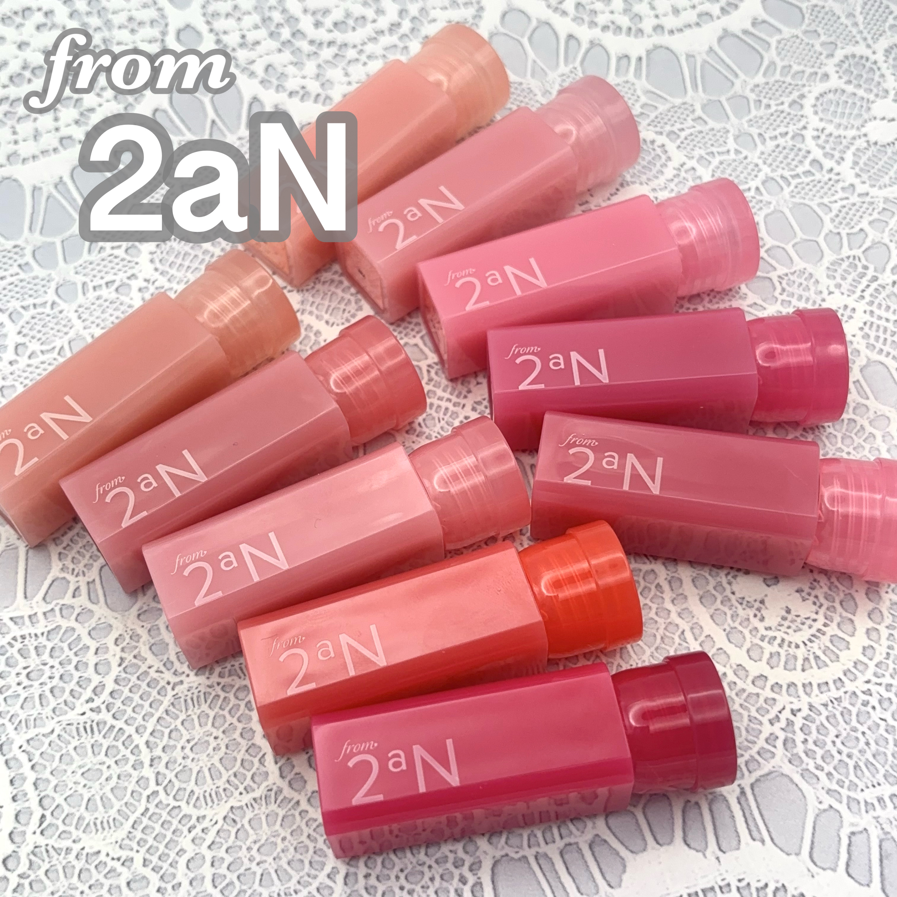 ミニグレイズバウンシングティント 102 ロージーモカ/2aN/リップティントを使ったクチコミ（1枚目）