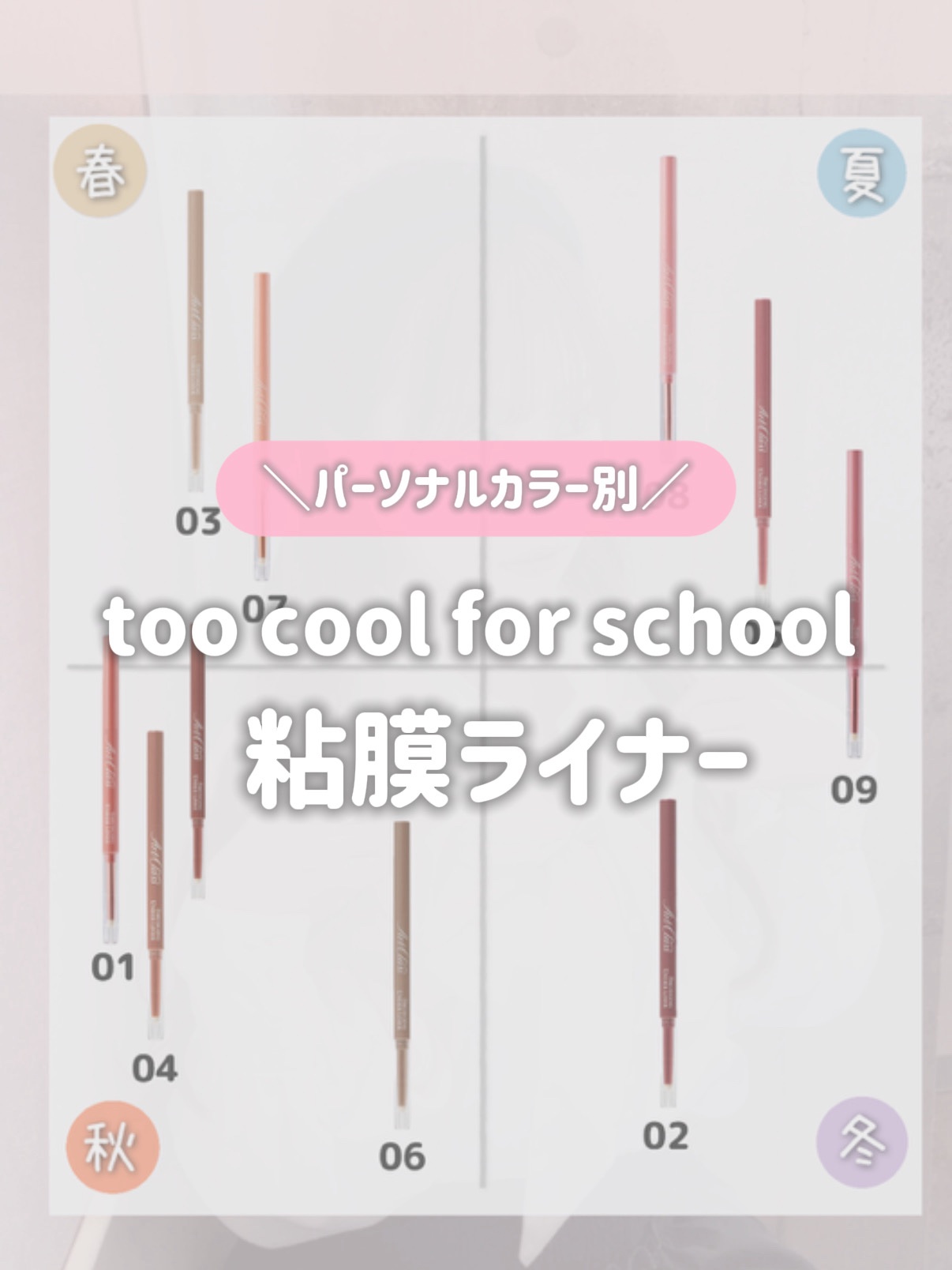 アートクラス スマージングアンダーライナー 03 アイシー(Icy) /too cool for school/ペンシルアイライナーを使ったクチコミ（1枚目）