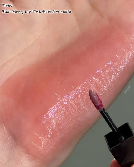 ブラーグロイリップティント/Dinto/リップティントを使ったクチコミ(4枚目)