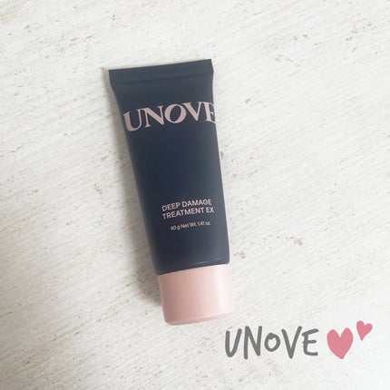 ディープダメージトリートメントEX/UNOVE/洗い流すヘアトリートメントを使ったクチコミ(1枚目)