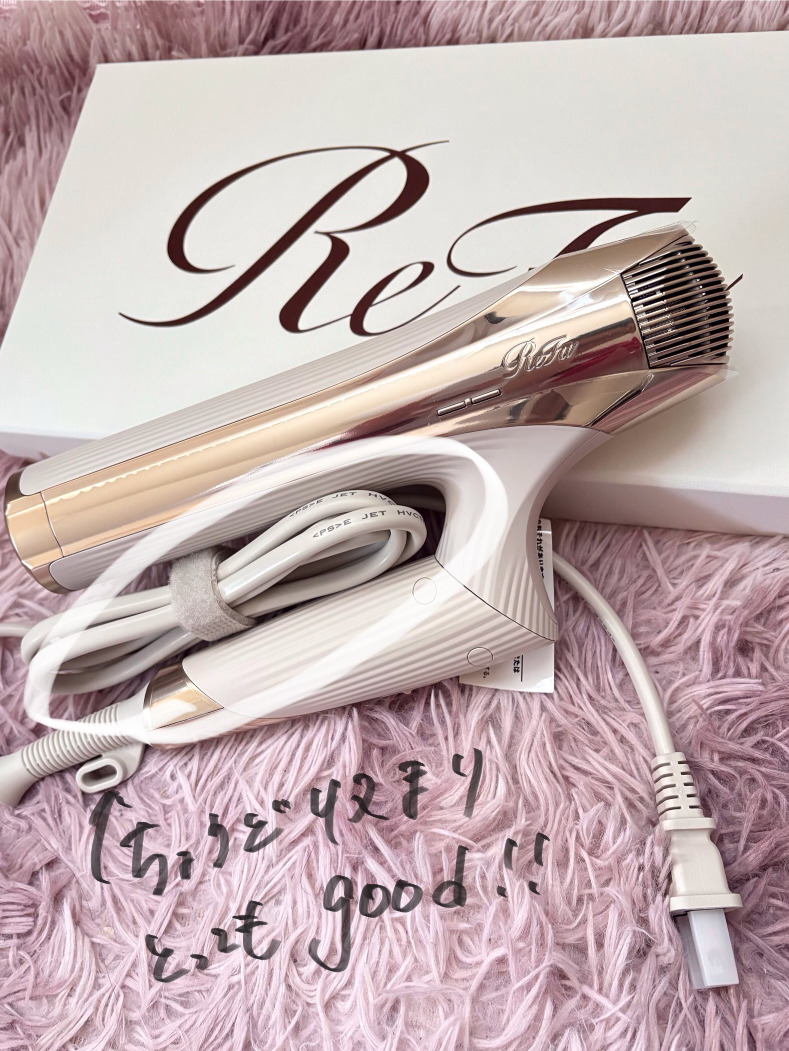 リファ ビューテック ドライヤースマート ダブル アイボリー/ReFa/ドライヤーを使ったクチコミ（2枚目）