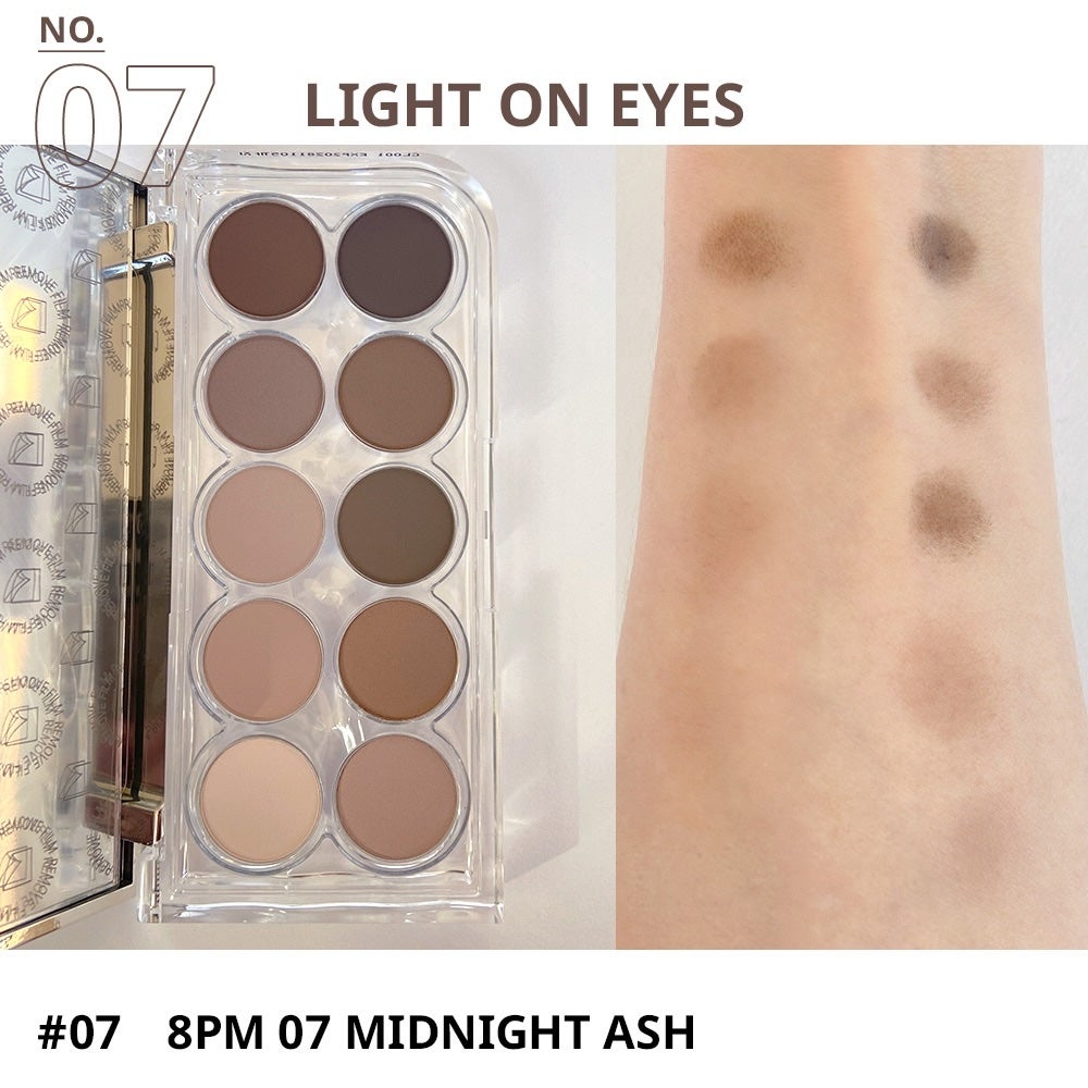 ぱん✩フォロバ100✩ on LIPS 「LUMMIRライトオンアイズシャドウパレット8PM7ミッドナイ..」(3枚目)