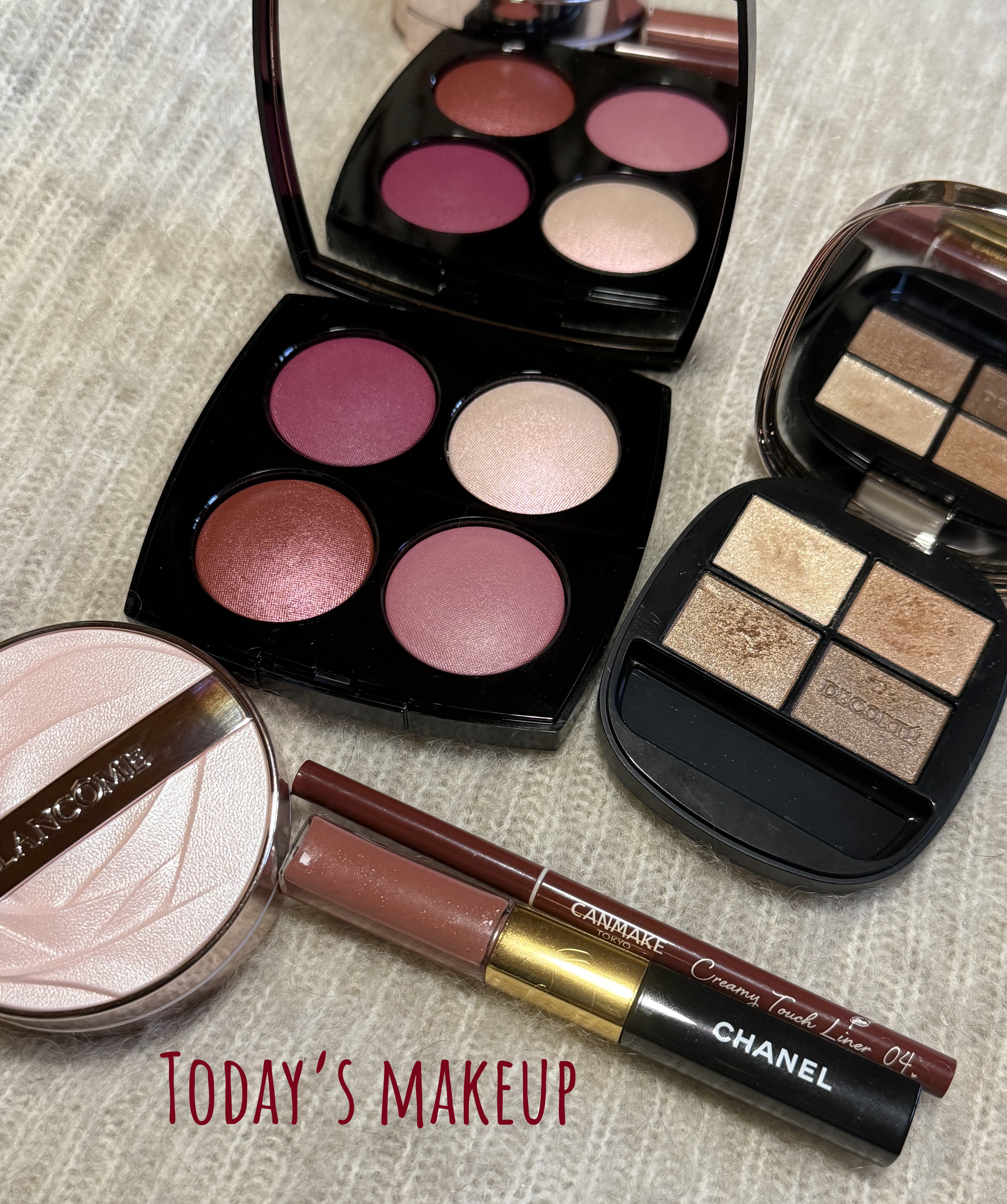 スキンシャドウ デザイニング パレット 02 Little teddy bear/DECORTÉ/アイシャドウパレットを使ったクチコミ（1枚目）