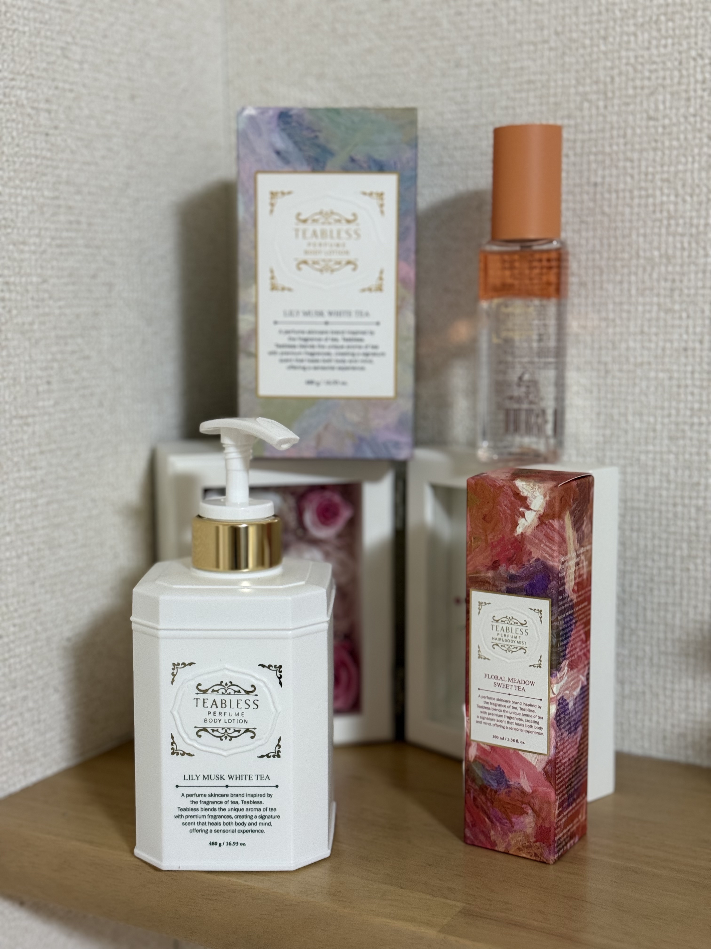 パヒュームヘア&ボディミスト フローラルメドウスウィートティー/TEABLESS/ヘアミストを使ったクチコミ（1枚目）