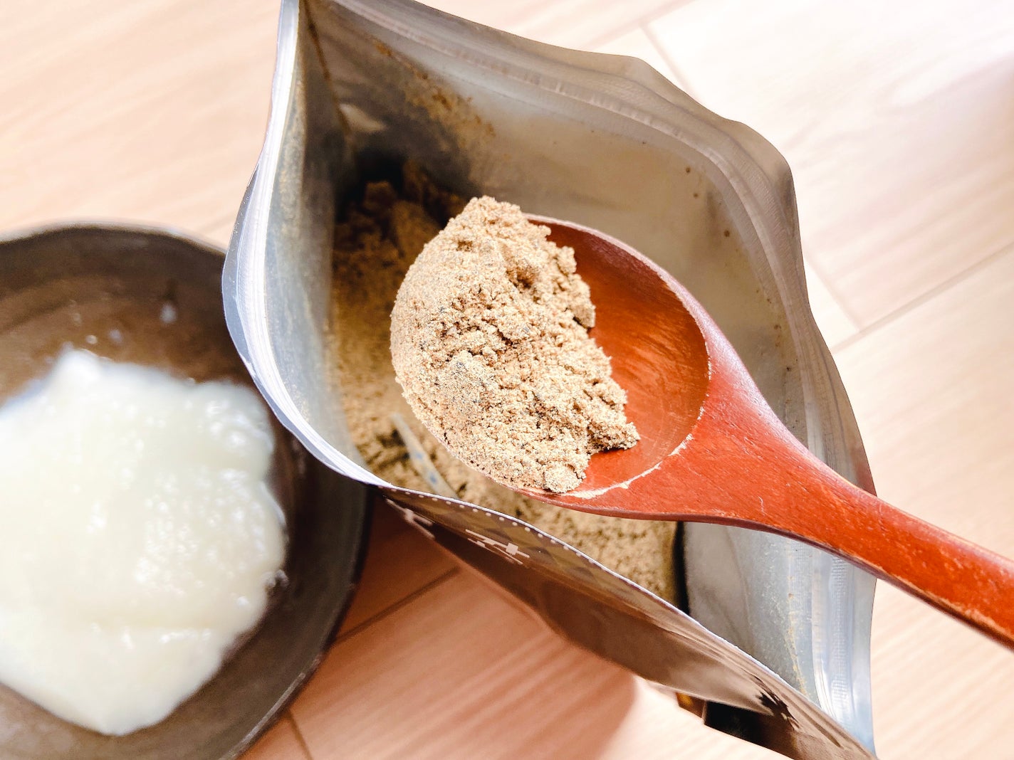 オニザキの黒ごまきなこ/オニザキ/その他食品を使ったクチコミ(4枚目)