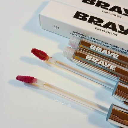 THIN GLOW TINT/BRAYE/口紅を使ったクチコミ(2枚目)