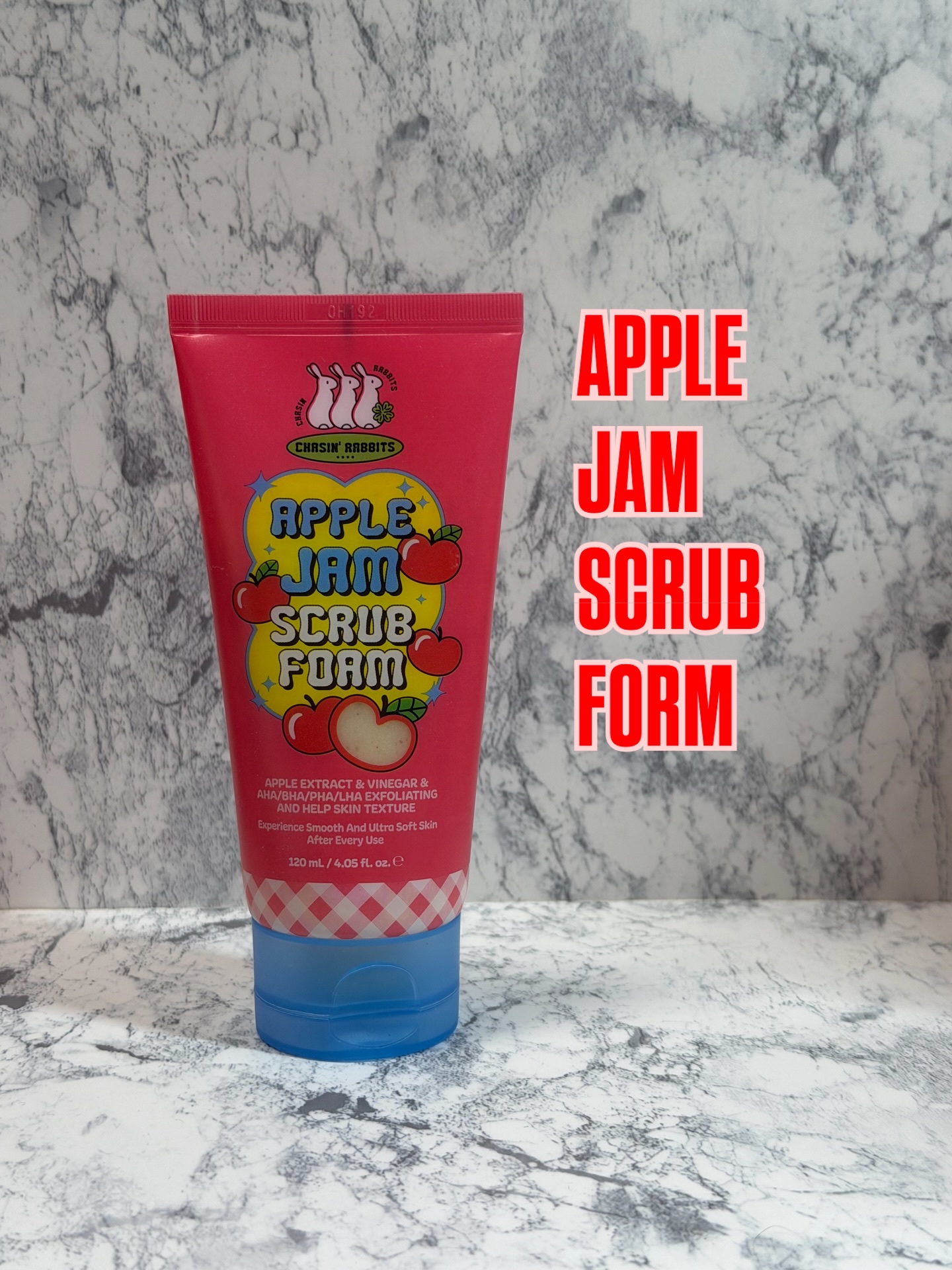 アップルジャムスクラブ フォームクレンザー/CHASIN'RABBITS/洗顔フォームを使ったクチコミ（1枚目）