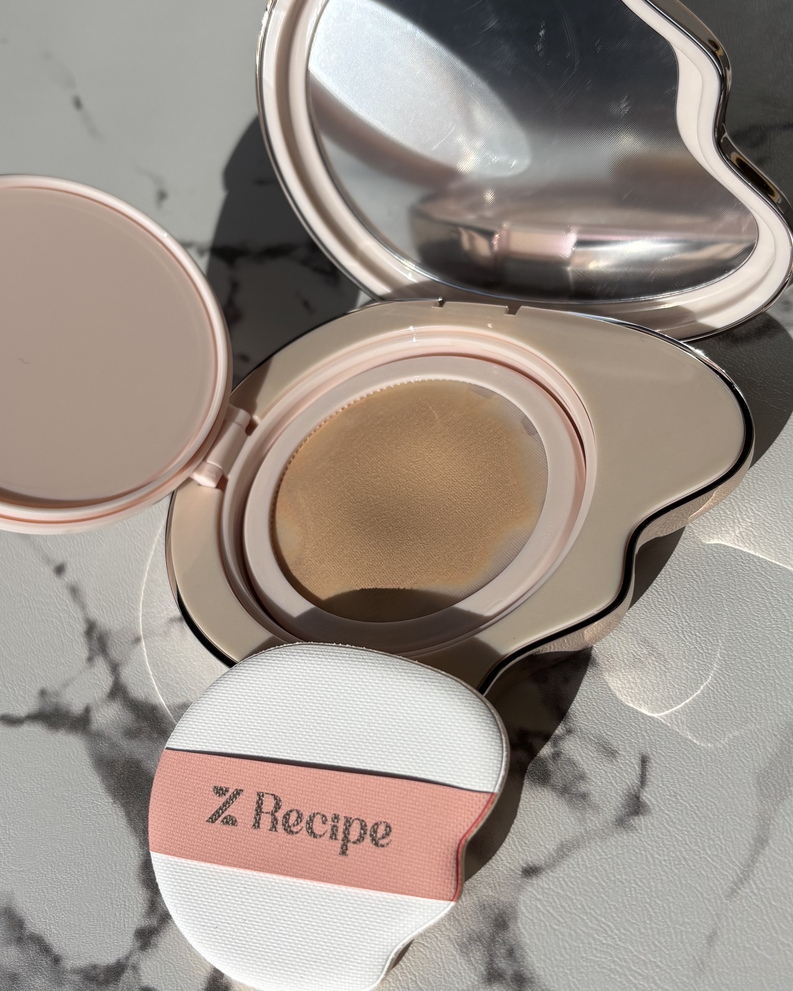 Xファイン サテンウェア メッシュクッション/%Recipe/クッションファンデーションを使ったクチコミ（3枚目）