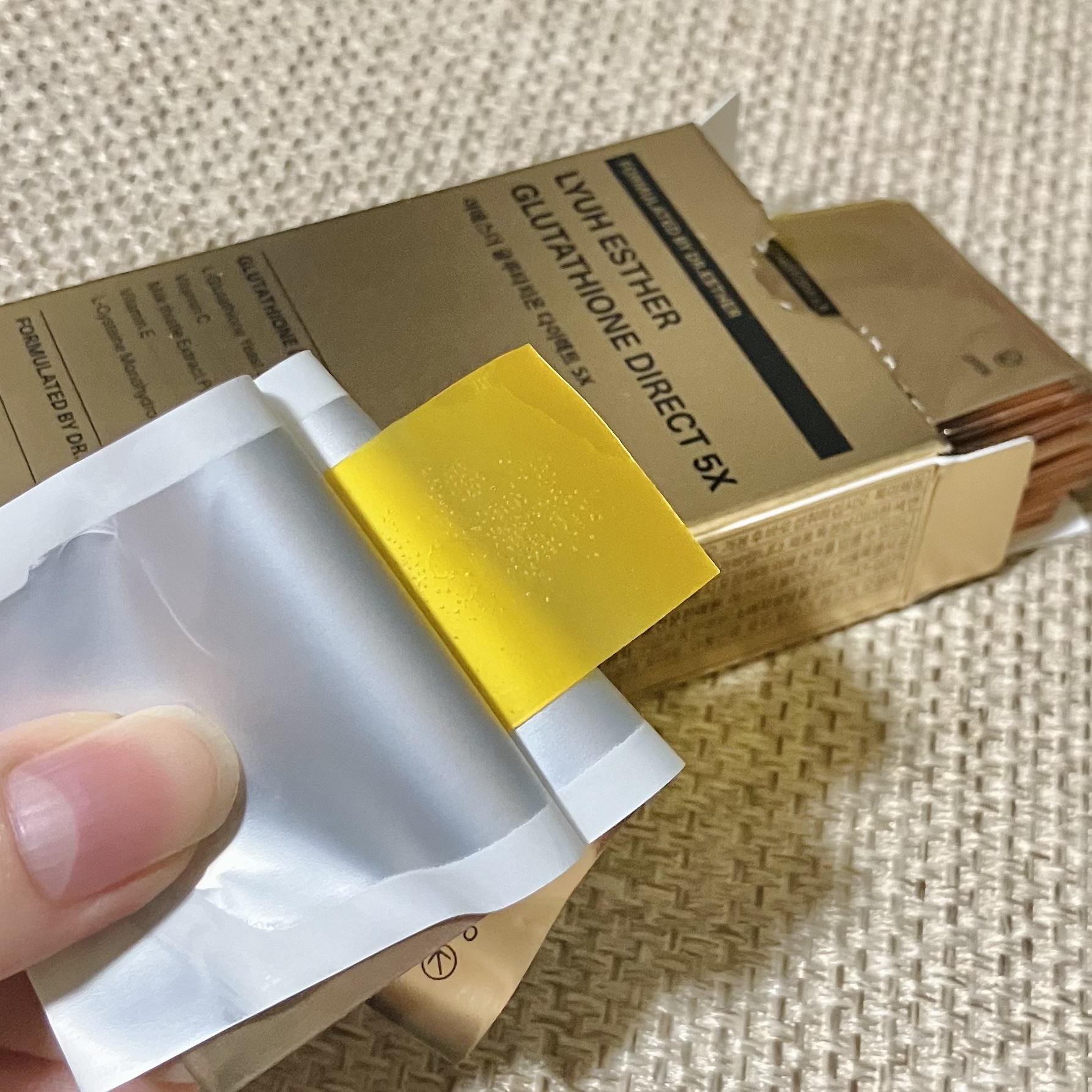 ヨエスターグルタチオンダイレクト５X/ESTHER FORMULA/美容サプリメントを使ったクチコミ（3枚目）