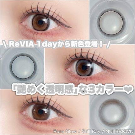 ReVIA 1day/ReVIA/ワンデー(1DAY)カラコンを使ったクチコミ(1枚目)