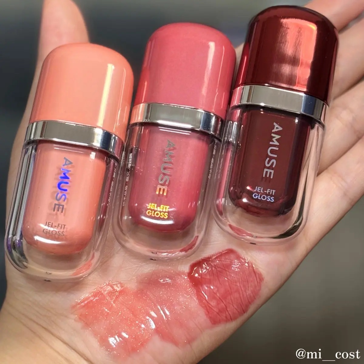 ジェルフィットグロス/AMUSE/リップグロスを使ったクチコミ（1枚目）